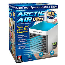 Arctic Air Pure Chill 2.0 Evaporative Magic Air Cooler Powerful Quiet Lightweight & Portable Space Cooler With Hydro-Chill Technology For Bedroom Office Living Room